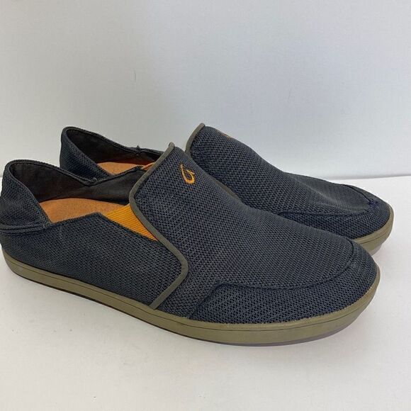 Olukai Men's Nohea Mesh Slip-On Sneakers In Blue Size 8.5 - Picture 1 of 14